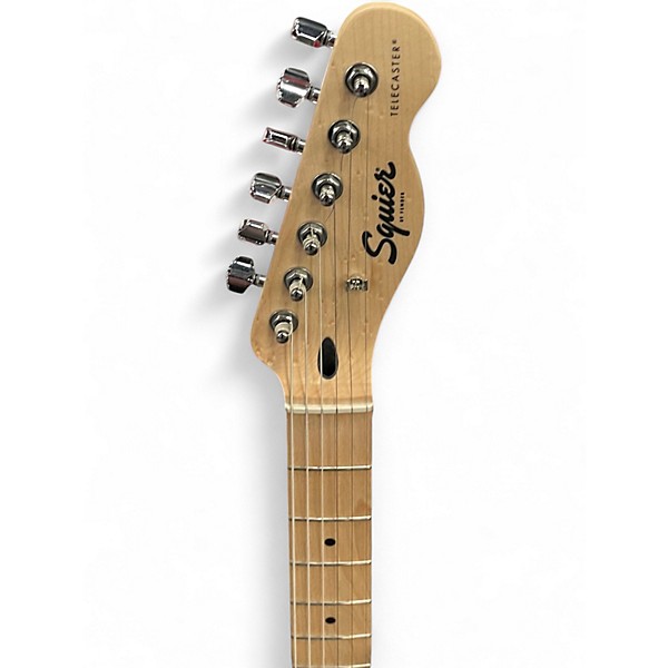 Used Squier Telecaster Yellow Solid Body Electric Guitar