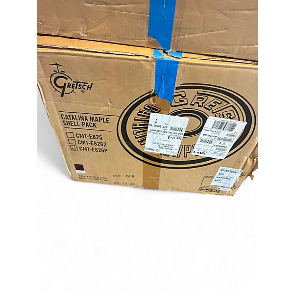 Used Gretsch Drums 7 Piece Catalina Maple cherry burst Drum Kit