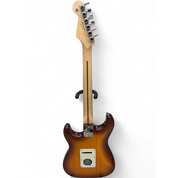 Used Fender American Deluxe Stratocaster 3 Tone Sunburst Solid Body Electric Guitar