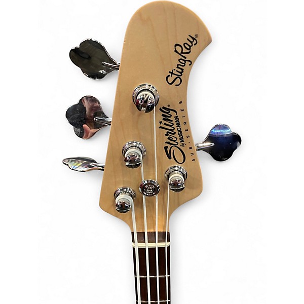 Used Sterling by Music Man STINGRAY 4 Brown Electric Bass Guitar