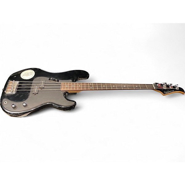 Used 2020s Silvertone SSLB-11/BK Black Electric Bass Guitar