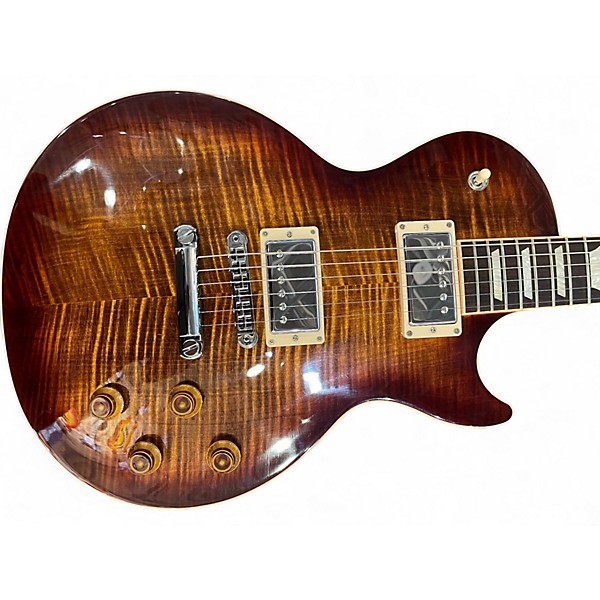 Used 2017 Gibson Les Paul Standard Bourbon Burst Solid Body Electric Guitar