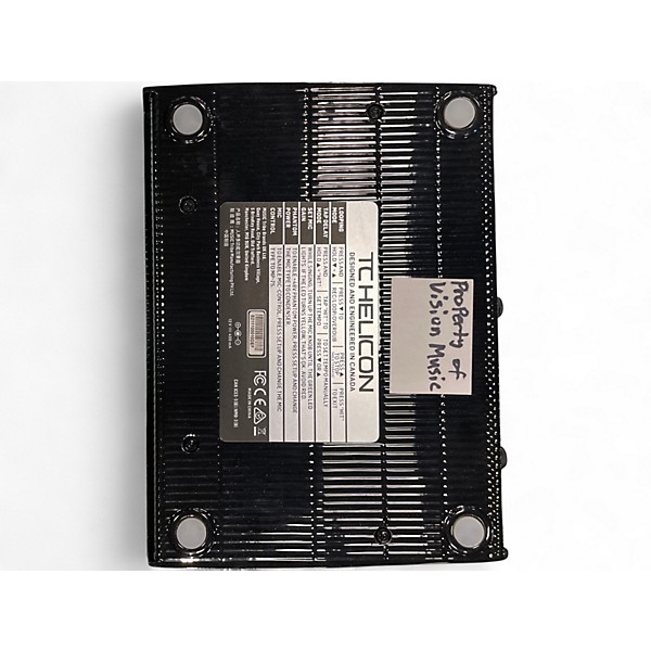 Used TC Helicon PLAY ACOUSTIC Effect Pedal