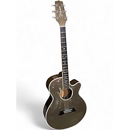 Used 1984 Takamine PT108 Silver Sparkle Acoustic Electric Guitar