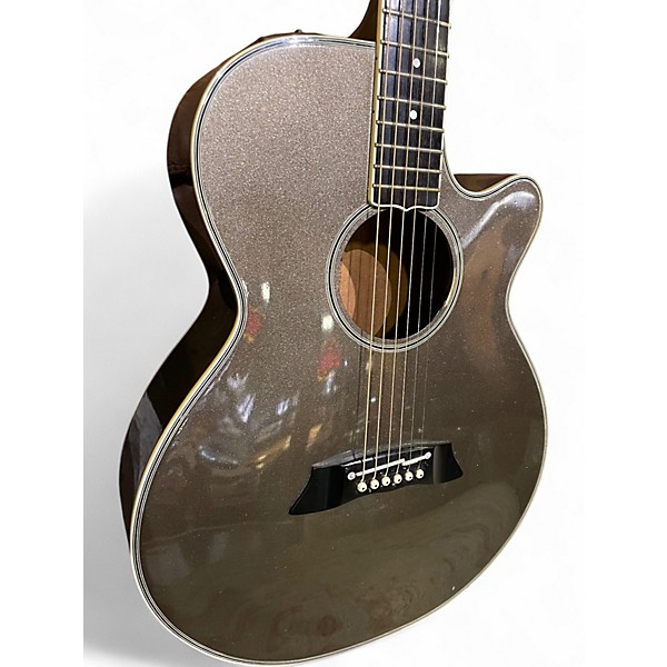Used 1984 Takamine PT108 Silver Sparkle Acoustic Electric Guitar