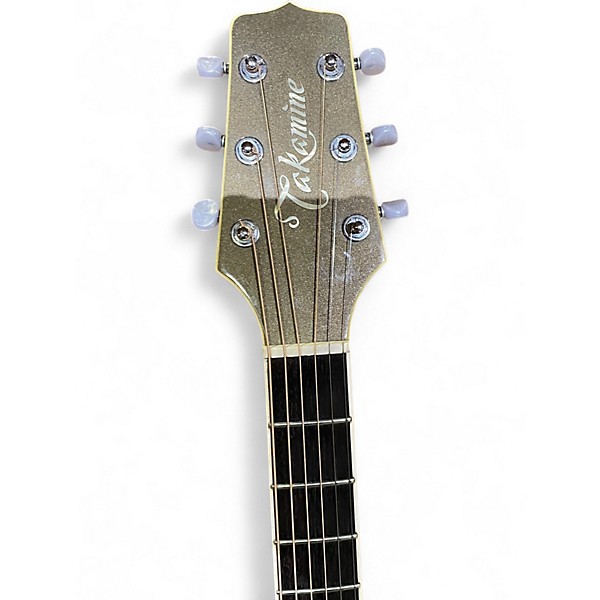 Used 1984 Takamine PT108 Silver Sparkle Acoustic Electric Guitar
