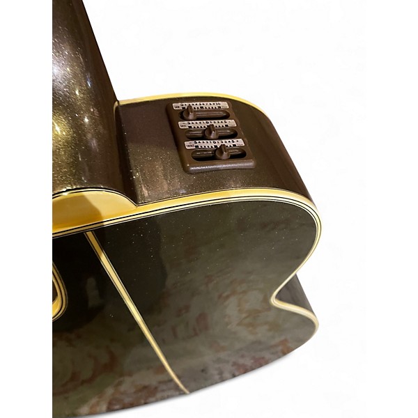 Used 1984 Takamine PT108 Silver Sparkle Acoustic Electric Guitar