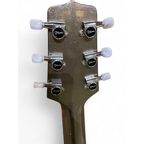 Used 1984 Takamine PT108 Silver Sparkle Acoustic Electric Guitar