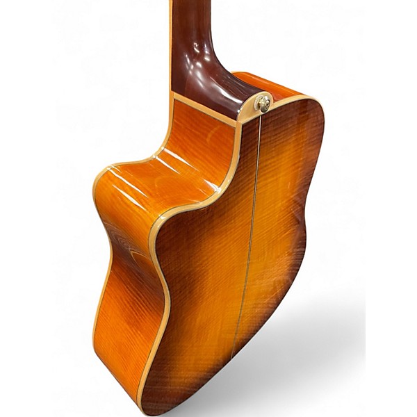 Used Ibanez AW20CE Cherry Sunburst Acoustic Electric Guitar