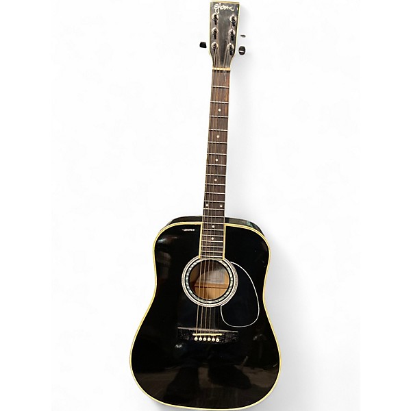 Used Esteban BLACK MIST  BLACK AND CREAM Acoustic Guitar