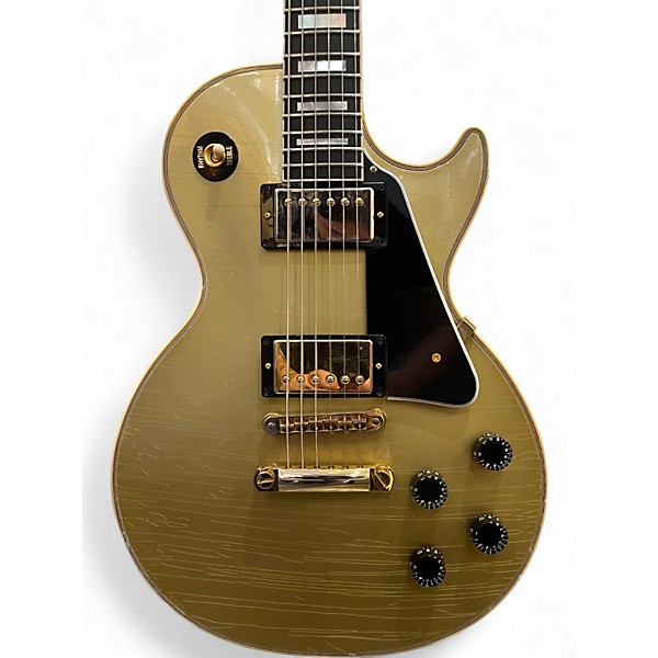 Used 2023 Gibson M2M Murphy Lab Light Aged Les Paul Custom Antique Silver Solid Body Electric Guitar