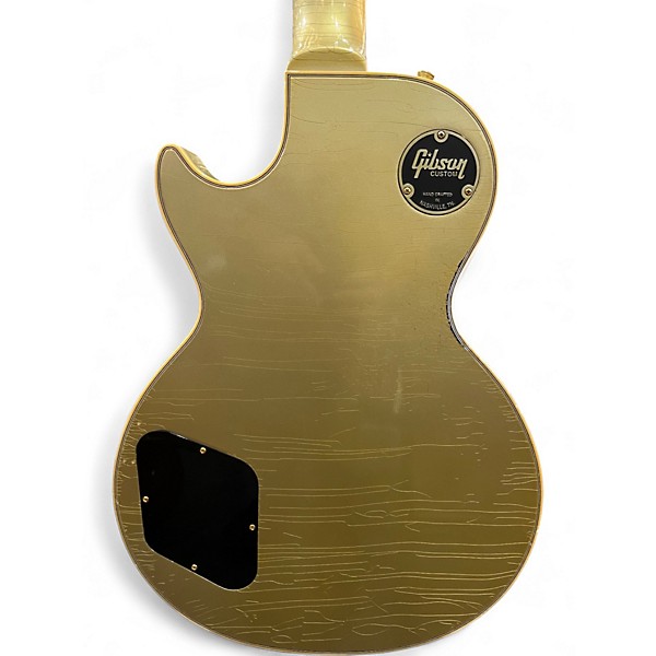 Used 2023 Gibson M2M Murphy Lab Light Aged Les Paul Custom Antique Silver Solid Body Electric Guitar