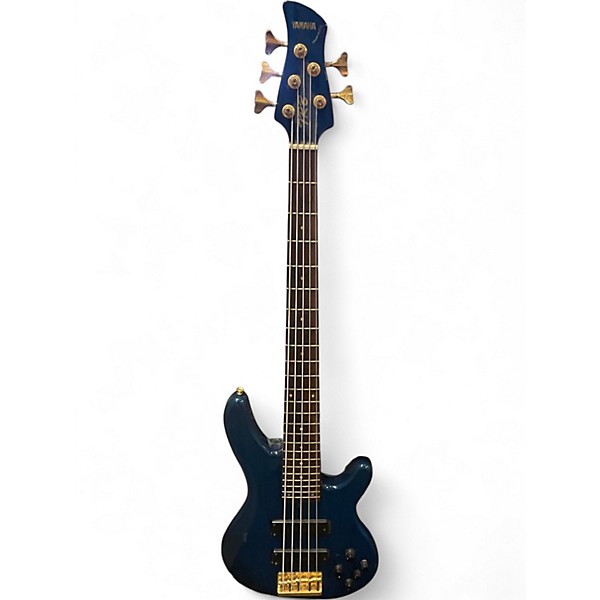Used Yamaha trb5ii Trans Blue Electric Bass Guitar