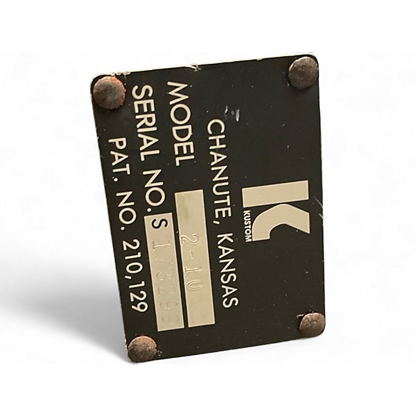 Used Kustom PA 2-10 Unpowered Speaker