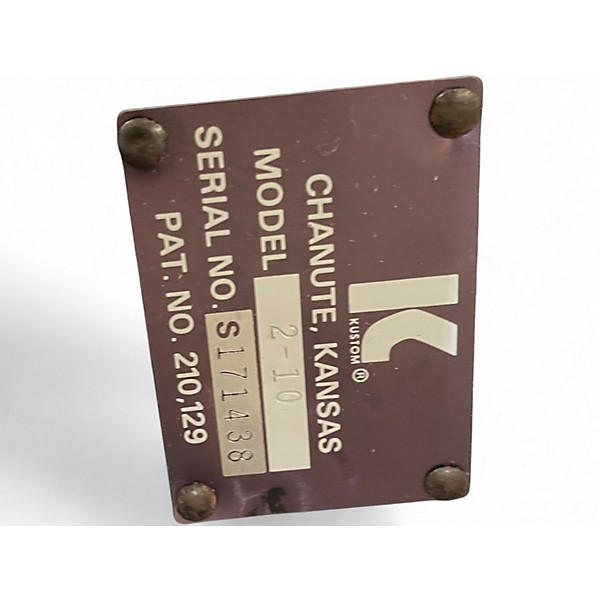 Used Kustom PA 2-10 Unpowered Speaker