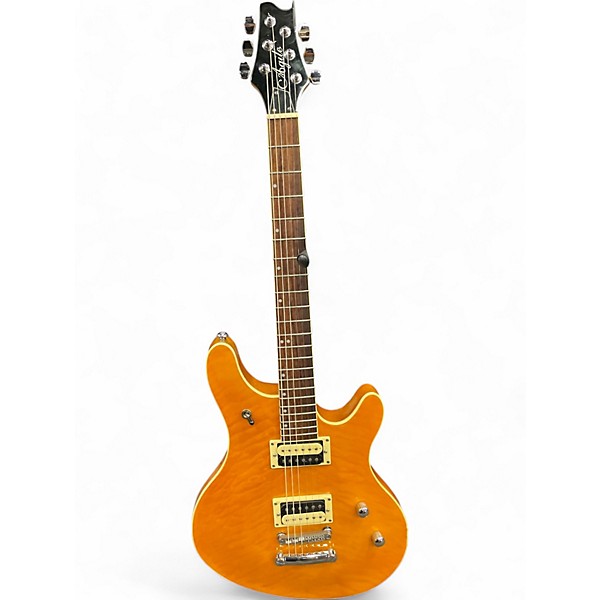 Used Agile Double Cut BURST Solid Body Electric Guitar