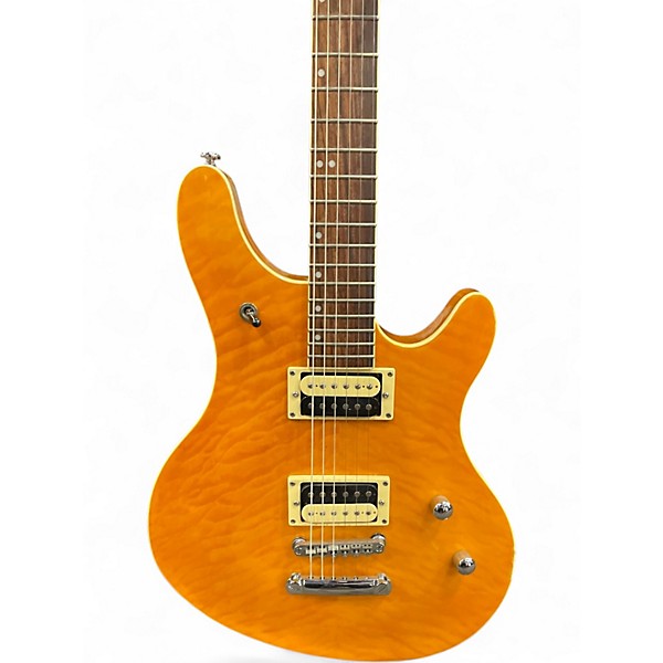 Used Agile Double Cut BURST Solid Body Electric Guitar