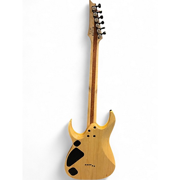 Used Ibanez RGDIX6MRW Iron Label Charcoal Brown Burst Flat Solid Body Electric Guitar