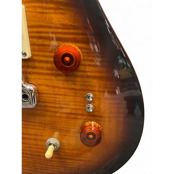 Used PRS SE CUSTOM 24 35TH ANNIVERSARY Black and Gold Solid Body Electric Guitar