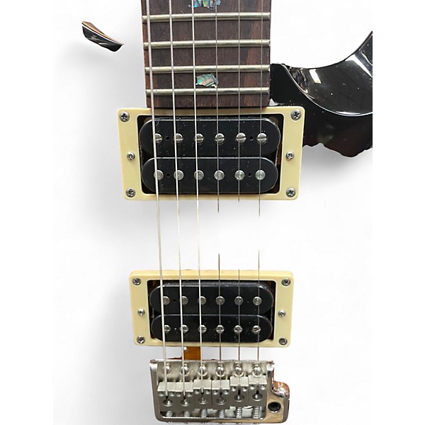 Used PRS SE CUSTOM 24 35TH ANNIVERSARY Black and Gold Solid Body Electric Guitar