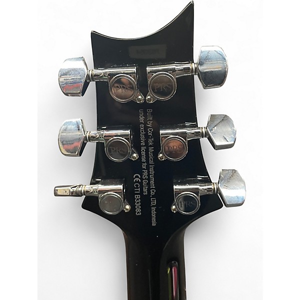 Used PRS SE CUSTOM 24 35TH ANNIVERSARY Black and Gold Solid Body Electric Guitar