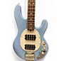 Used 2020s Sterling by Music Man Ray 4 HH surf blue Electric Bass Guitar