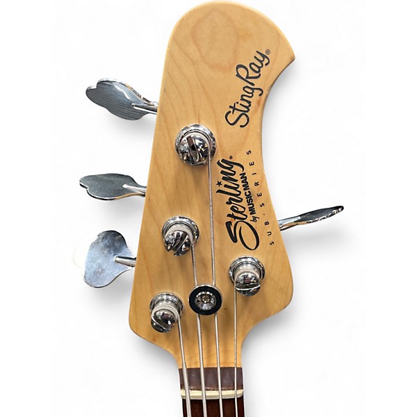 Used 2020s Sterling by Music Man Ray 4 HH surf blue Electric Bass Guitar