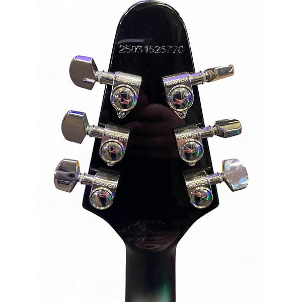 Used Epiphone flying v 70s silver burst Solid Body Electric Guitar