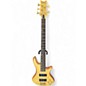 Used Schecter Guitar Research DIAMOND SERIES STILLETO Natural Electric Bass Guitar