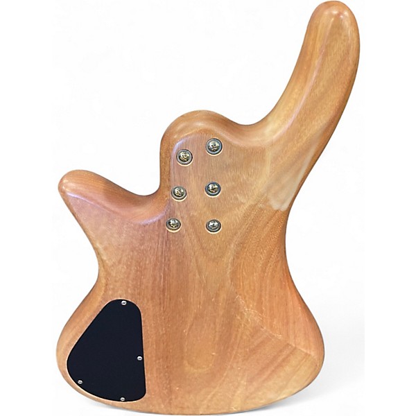 Used Schecter Guitar Research DIAMOND SERIES STILLETO Natural Electric Bass Guitar