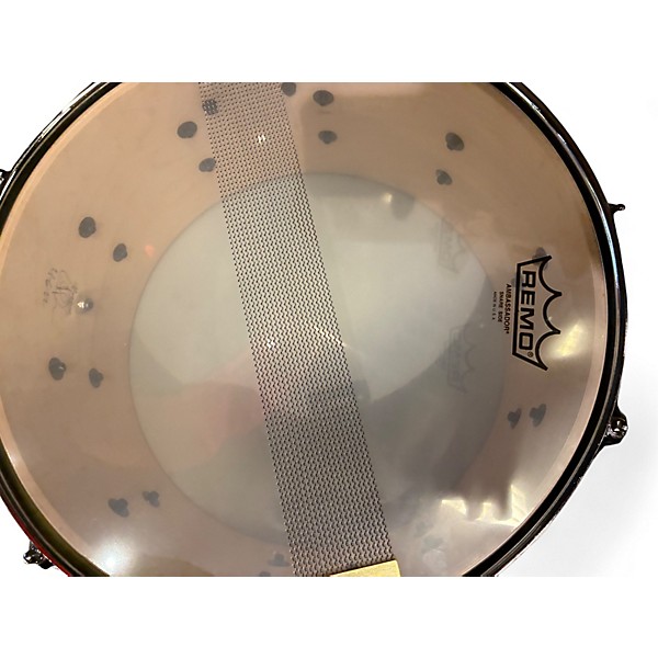 Used Pork Pie 14X6.5 SNARE WEATHERED BARN BLUE Drum