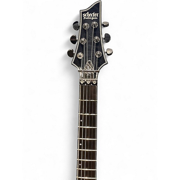 Used Schecter Guitar Research Hellraiser C1 Hybrid Trans Black Solid Body Electric Guitar