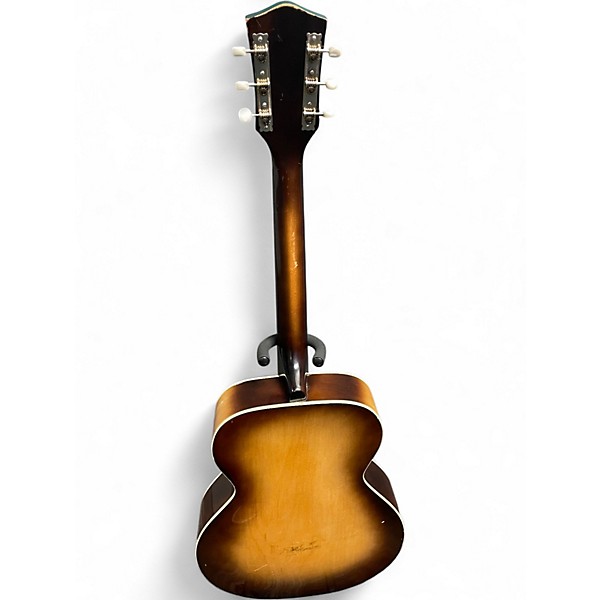 Vintage 1960s Silvertone Archtop Natural Acoustic Guitar