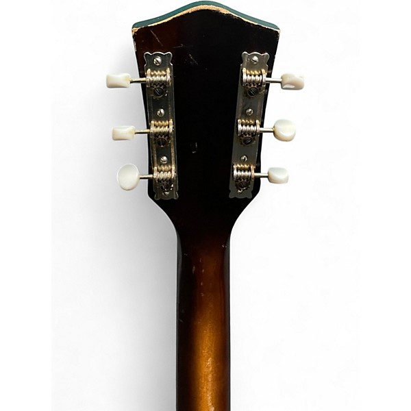 Vintage 1960s Silvertone Archtop Natural Acoustic Guitar