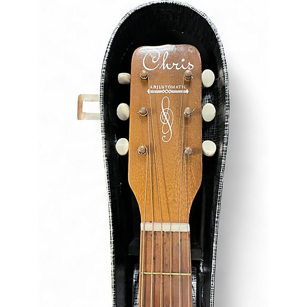 Vintage 1960s Jackson Gouldan Chris Adjustomatic Natural Acoustic Guitar