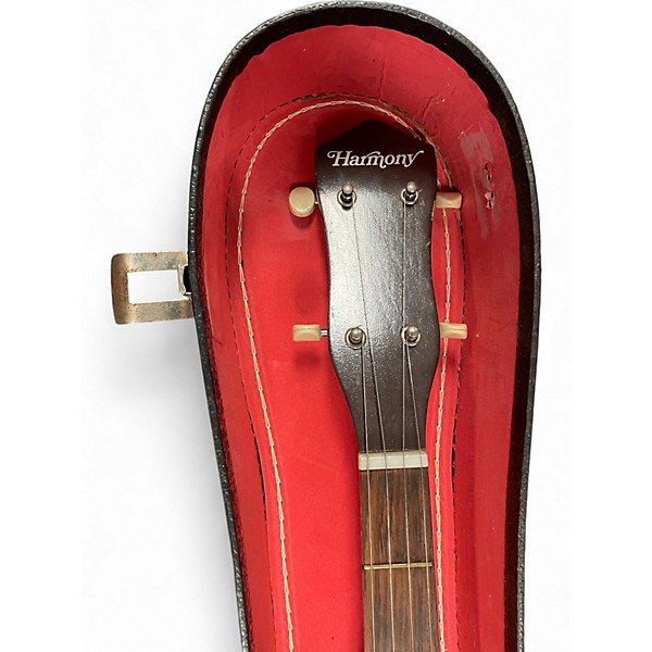 Vintage 1960s Harmony Banjo Natural Banjo