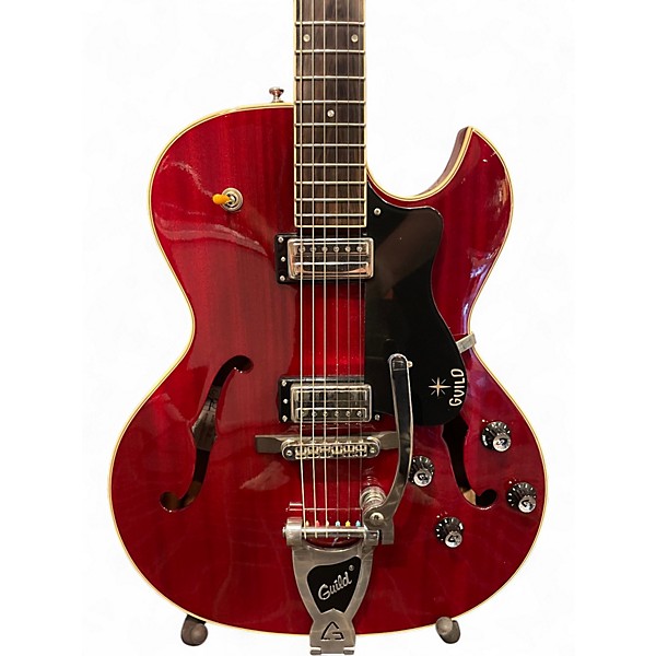 Used Guild Starfire III Cherry Hollow Body Electric Guitar