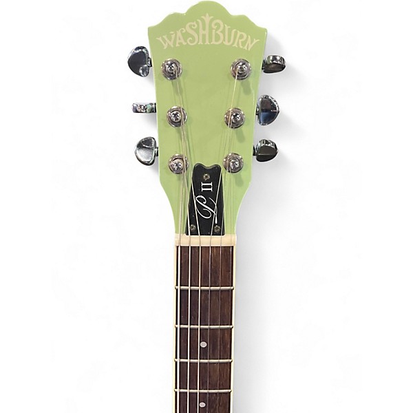 Used Washburn P2 Seafoam Green Solid Body Electric Guitar