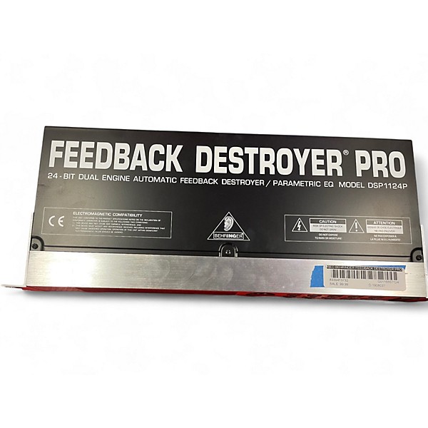 Used Behringer Feedback Destroyer Pro FBQ2496 Feedback Suppressor