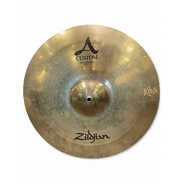 Used Zildjian 20in A Custom Medium Ride Cymbal