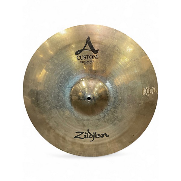 Used Zildjian 20in A Custom Medium Ride Cymbal