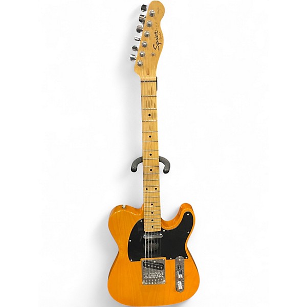 Used Squier Affinity Telecaster Blonde Solid Body Electric Guitar