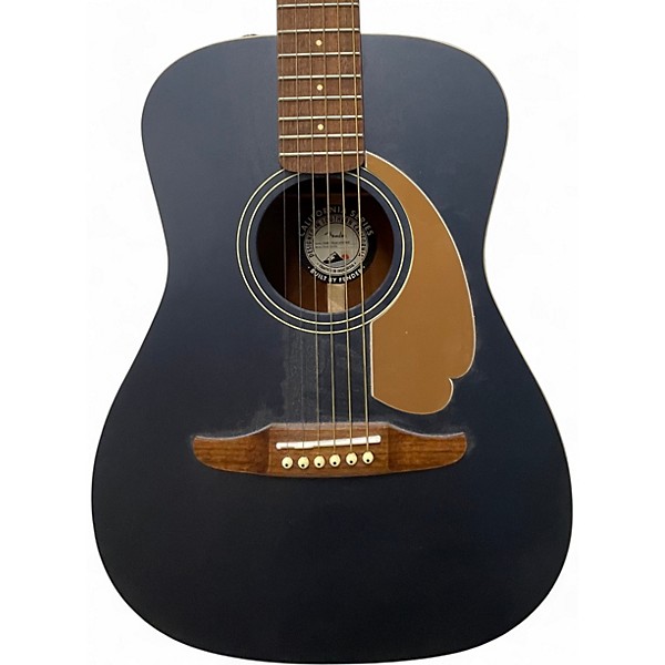 Used Fender Malibu CE Blue Acoustic Electric Guitar