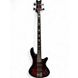 Used Schecter Guitar Research Stiletto Extreme 4 String Red Electric Bass Guitar thumbnail