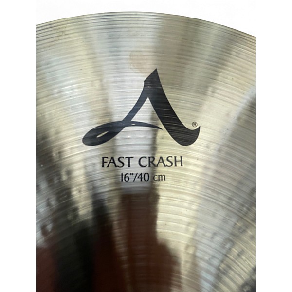 Used Zildjian 16in A Series Fast Crash Cymbal