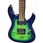 Used Schecter Guitar Research C-6 ELITE GREEN BURST Solid Body Electric Guitar