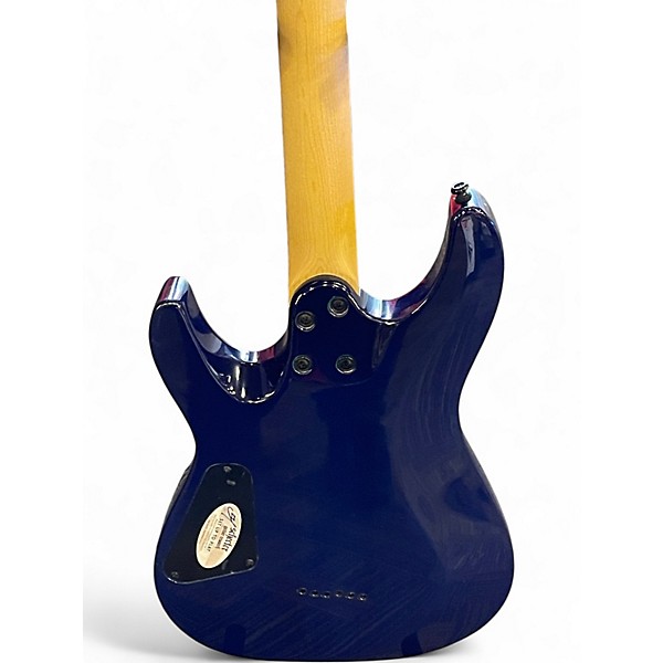 Used Schecter Guitar Research C-6 ELITE GREEN BURST Solid Body Electric Guitar