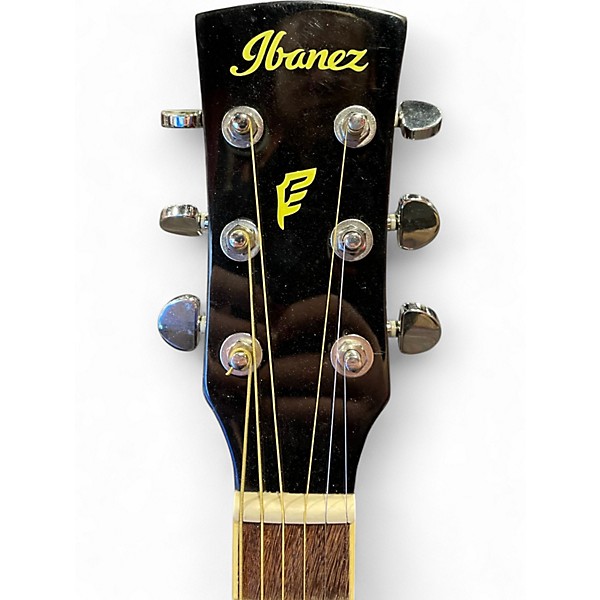 Used Ibanez PN12E-VMS 3U-08 Natural Burst Acoustic Electric Guitar