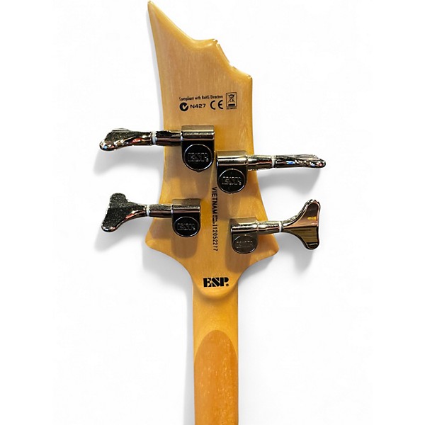 Used ESP LTD B4JR Short Scale 4 String Black Electric Bass Guitar