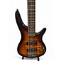 Used Ibanez SR405 5 String Sunburst Electric Bass Guitar